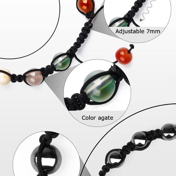 Onyx Beaded Bracelet 6Onyx Beaded Bracelet 6Onyx Beaded Bracelet 6Onyx Beaded B - Picture 2 of 8